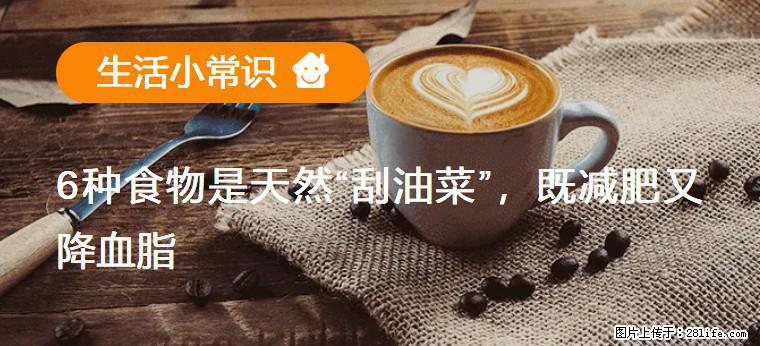 【生活小常识】6种食物是天然“刮油菜”，既减肥又降血脂 - 清远生活资讯 - 清远28生活网 qingyuan.28life.com